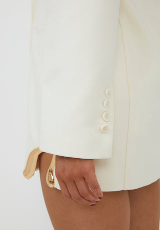 Signature Gold Trim Blazer Dress