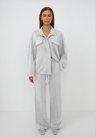 The Signature Tracksuit Trousers - Grey Marl