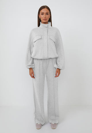 The Signature Tracksuit Trousers - Grey Marl